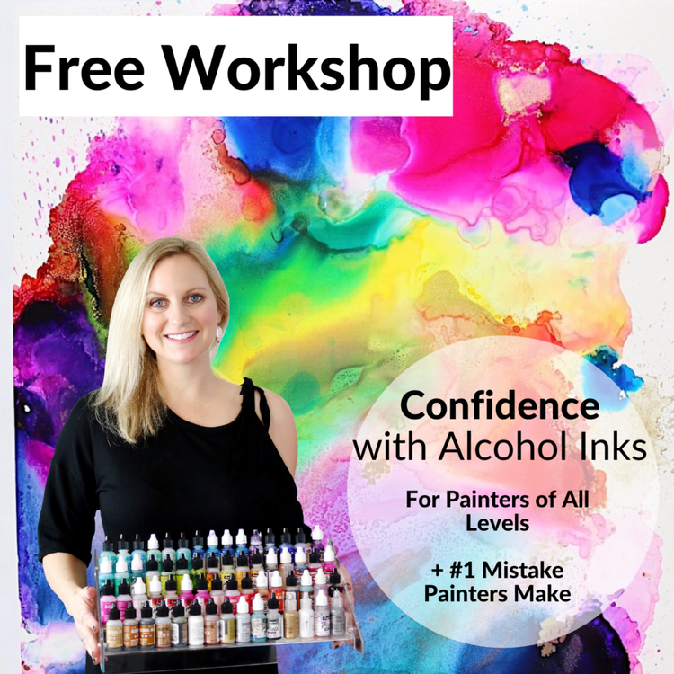 Jenna Webb Art – Meditative Painting eCourse – Online Soul Retreat – An Alcohol Ink Painting Course for All Levels 1
